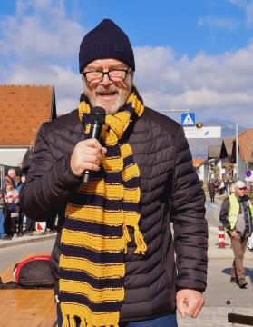 Povorko je odlično povezoval Franc Pestotnik Podokničar